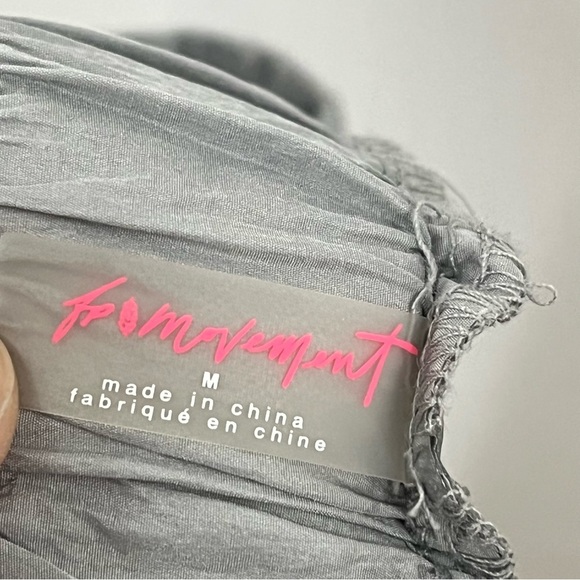 Free People M Movement Way Home Joggers 0031 Arctic Mist Silver medium - Picture 7 of 11